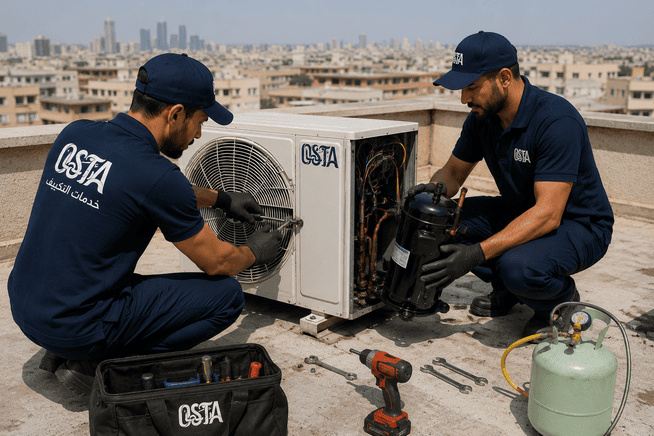 Osta Services change ac compressor